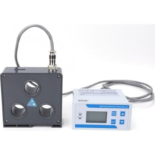 Motor Short Circuit Protector AC220V 3-160A Split Type Digital Motor Protector Overcurrent Phase Failure Overload Protector