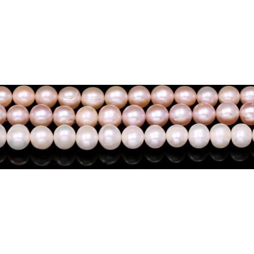 Natural Freshwater Pearls Beads High Quality 36 cm Punch Loose Beads for Jewelry Making DIY Necklace Bracelet 10-11 mm
