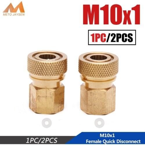Paintball PCP M10x1 Female Quick Disconnect Coupling Connector 1/8NPT 1/8BSPP Copper 8mm Fittings Socket