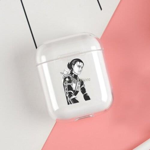 Eren Yeager Attack on titan Soft TPU Case For Apple Airpods 1/2 Protective Cases Bluetooth Wireless Earphone Cover