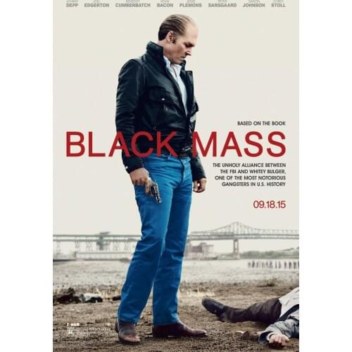 Black Mass Movie Art print Silk poster Home Wall Decor