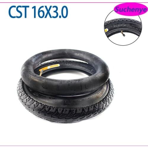 CST 16 inch Inner and Outer Tire of Pneumatic Tire 16x3.0 Inch Electric Bicycle Tire for Bike Tyre Electric Bicycle