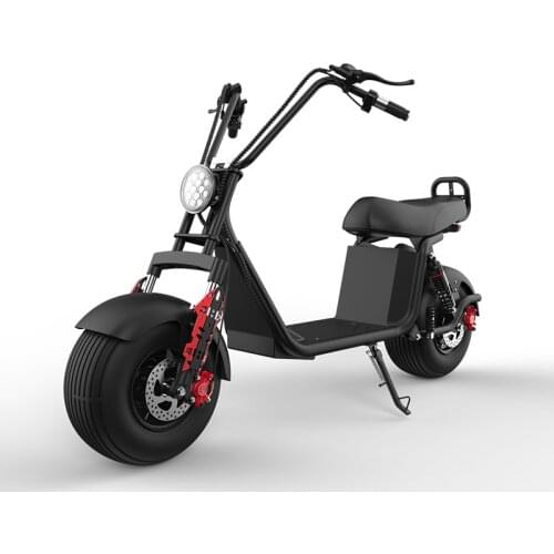 Citycoco Electric Motorcycle Scooter Large Seat 60v-12ah/20ah Lithium Battery 18*9.5 Inch 2000W Brushless Motor