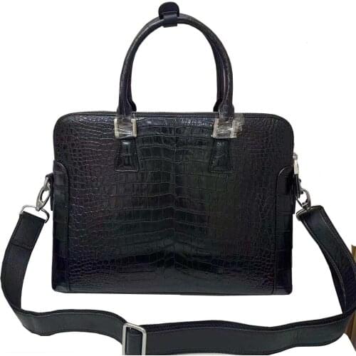 Fanzunxing new men handbag crocodile leather bag laptop bag male briefcase