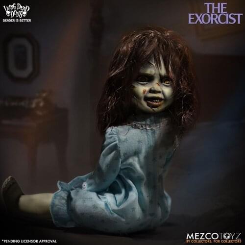 Mezco The Exorcist Horror Living Dead Dolls Joint Movable Action Figure Toy Halloween Gift 12inch 30cm