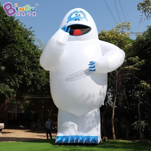 Giant 7.5mH Inflatable Snow Monsters For Christmas Party Decoration / 24ft Outdoor Large Airblown Snowman - BG-F0087