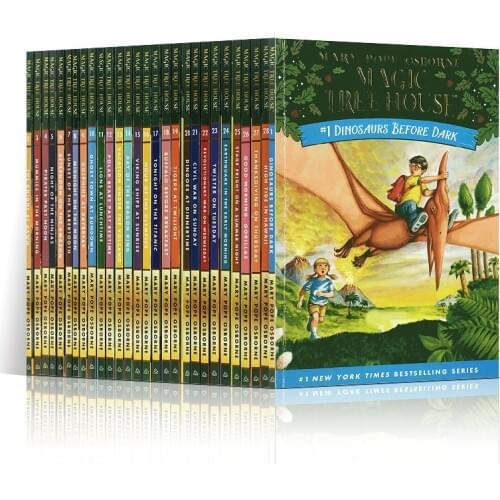 28 Books/Set Magic Tree House 1-28 English Reading Books Childrens English Chapter Bridge Book