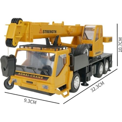 2.4G 10ch 1:24 Scale Engineering RC Car Remote Control Crane Truck Vehicle Toys 63HE