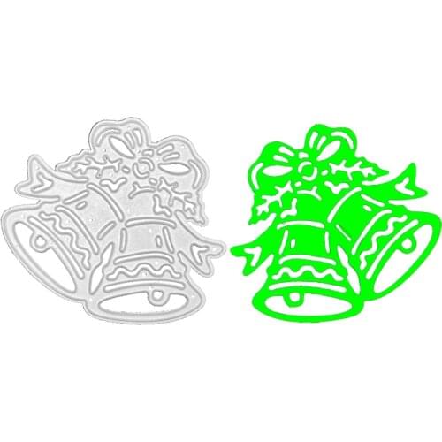Julyarts Bell Merry Christmas Metal Cutting Dies New DIY Craft for DIY Scrapbook Cutting Die Paper Cards Embossed Decorative