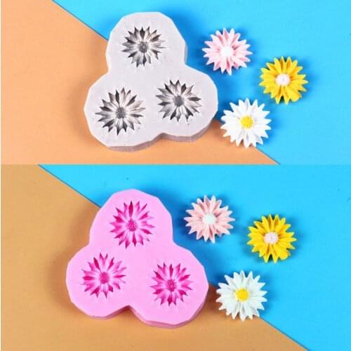 Mini Flower Silicone Cake Fondant Resin Molds Roses Flower Mold Daisy Flower Molds Small Flower Molds Jewelry Art Tools