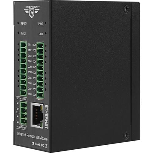 Modbus TCP server Data Acquisition Module 1 With RS485 Serial Port Modbus TCP Ethernet Remote IO Module 16 Digital Output M420T