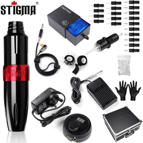 EM122 Tattoo Machine Kit Complete Rotary Pen Tattoo Machine Kit Professional Tattoo Kit For Tattoo Body Art