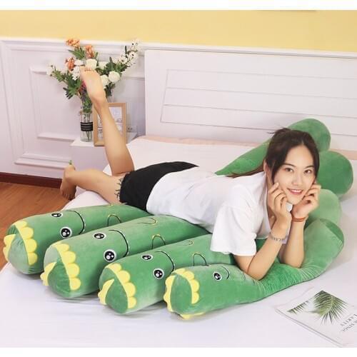 1PC 80-150CM Cylindrical The Animal Dinosaur Sleep Pillow Long Pillow Mouse Doll Lazy Man Bed On The Big Pillow Cute Comfortable
