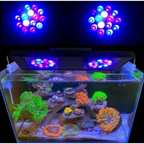 Full-spectrum high-power intelligent LED seawater coral light holder fish tank light sunrise and sunset SPS soft hard bone