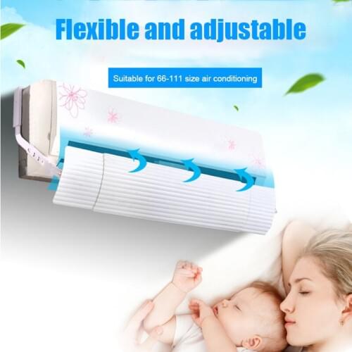 Adjustable Foldable Air Deflector Anti Blast Baffle Wind Direction Shield for Air Conditioner LBShipping
