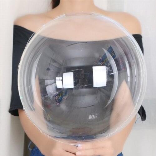 5/1pcs 18''20''24''36'' Transparent Globes Clear Balloon Helium Inflatable Bobo Balloons Wedding Birthday Baby Shower Decoration