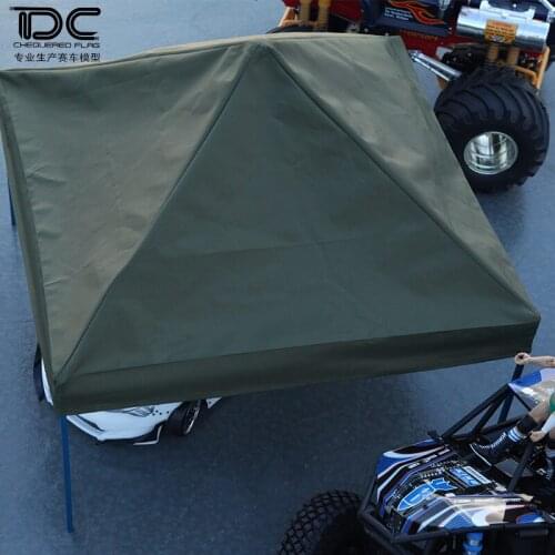 Sunshade awning For 1/10 1/12 1/14 parking tent on road car model SCX10 amiya cc01 rc8wd d90 pajero pg4 cross