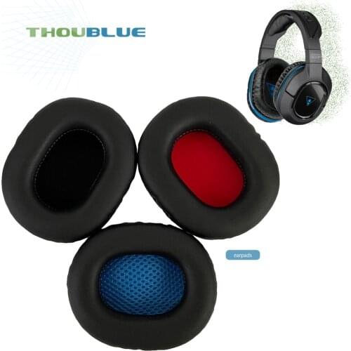 THOUBLUE Replacement Ear Pad For Turtle Beach Ear Force Stealth 500P Earphone Memory Foam Cover Earpads Headphone Earmuffs