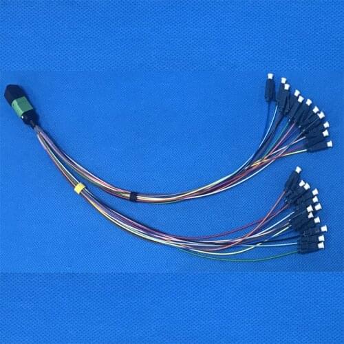 MPO(M) to 24LC SM OS2 Harness Fiber Optic Patchcord Optical Cable Jumpers Pigtail