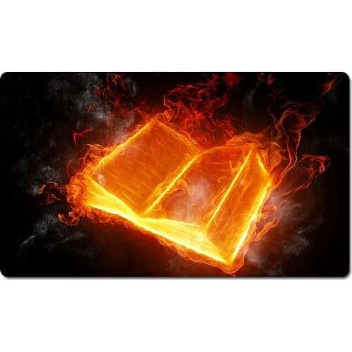 High Quality Board Magical Cards Magic Buring Book TCG Cards Games Playmat with Zone Play Mat Custom made playmats mousepad pad