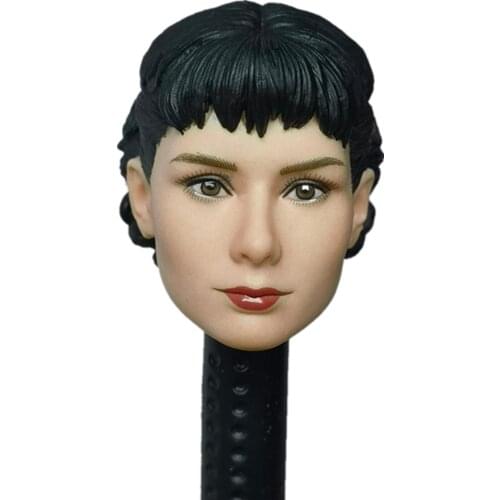 1/6 Scale Female Figure Accessories Audrey Hepburn Head Sculpt For 12" Action Figure Dolls Collectible