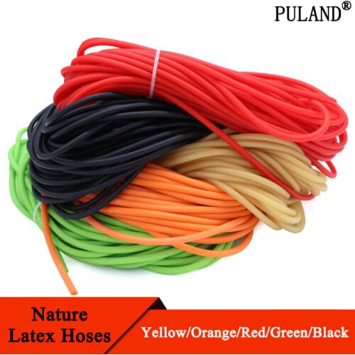 Nature Latex Rubber Hoses 2 3 4 5 6 7 9 10 12 14 17 mm ID x OD High Resilient Elastic Surgical Medical Tube Slingshot Catapult