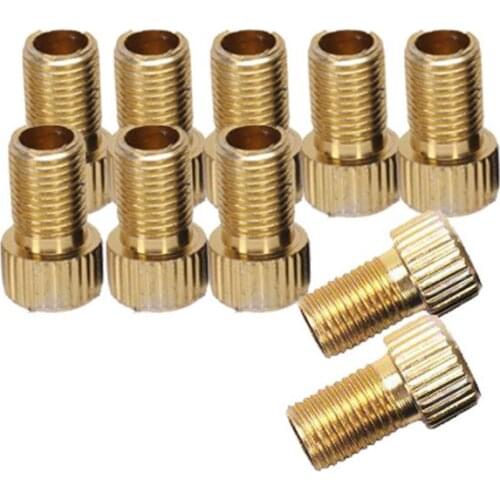 10Pcs Presta To Schrader Valve Adapter Converter Alloy Bicycle Bike Tire Tube