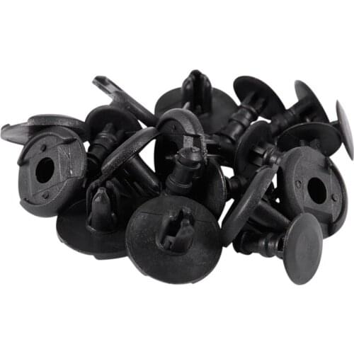 10x BLACK CAR fender Spray Shield Clips Clip For SUZUKI MAZDA