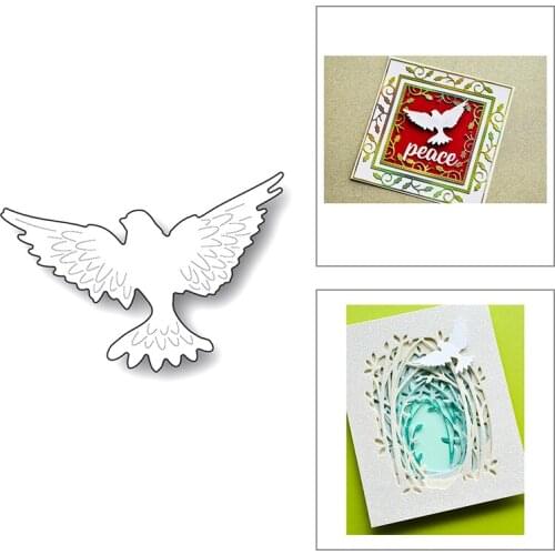 2020 New Birds Animal Metal Cutting Dies For DIY Cut Paper Craft Making Pigeon Wing Greeting Card Album Scrapbooking No Stamps