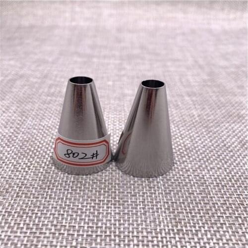 #802 Large Icing Piping Nozzle Russian Pastry Tips Baking Tools Cakes Decoration fondant Stainless Steel Nozzles Cupcake