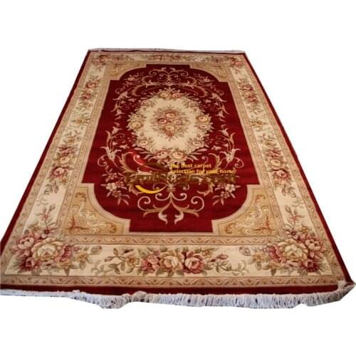 Large Vintage Style Wool Knitting Carpets Antique Hand Knotted Mandala Area Runnerchinese aubusson rug