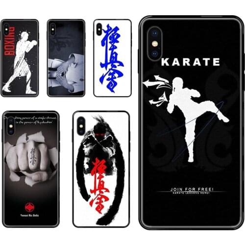 For Xiaomi Mi Note A1 A2 A3 5 5s 6 8 9 10 SE Lite Pro Ultra Designs Black Soft Multi Colors 2019 Oyama Kyokushin Karate