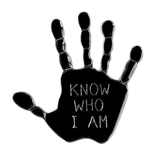 Black palm Enamel Pin Cartoon Animals Brooch Anime Fan Collection Badge Unique Gift