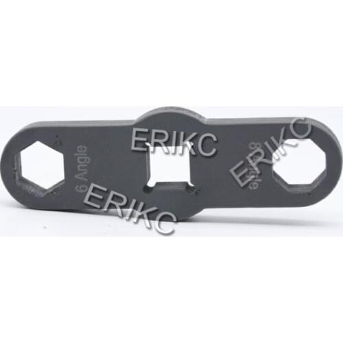 ERIKC E1023510 8 and 6 Angle Nozzle Nut Remove Tool CR Injector Disassemble Removal Steel Nozzle Nut Tool for Pizeo Siemens