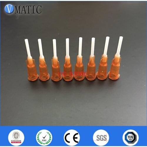 High Quality 100Pc 15G 0.5'' Polypropylene Luer Lock Glue Dispensing Flexible Needle Tips 1/2 Inch