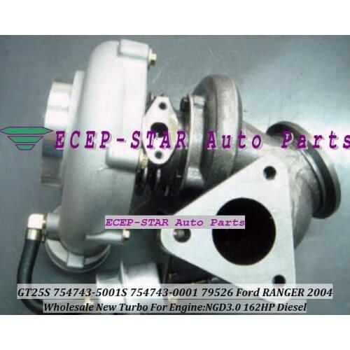 GT25S 754743-5001S 754743-0001 754743 79526 Turbine Turbo Turbocharger For Ford Ranger 2004- NGD3.0 NGD 3.0 3.0L 162HP Diesel