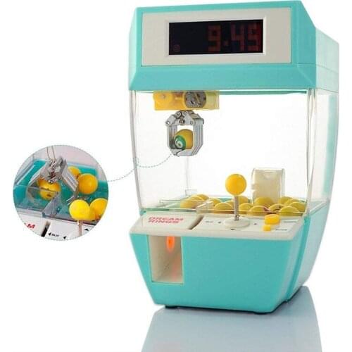 Candy Grabber Catcher Crane Lazy Person Clock Machine Funny Toy Fun Practical Joke Gadget Board Games Children Gifts