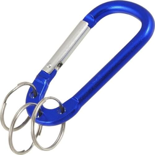 International Klein Blue Portable Key Ring Carabiner