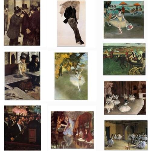 Retro Canvas Poster Oil Painting Poster Canvas Print Painting Wall Art Living Room Home Decoration