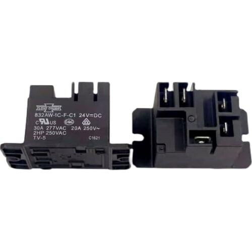832aw-1c-c1 48VDC relay 30A / 277VAC 5 pin