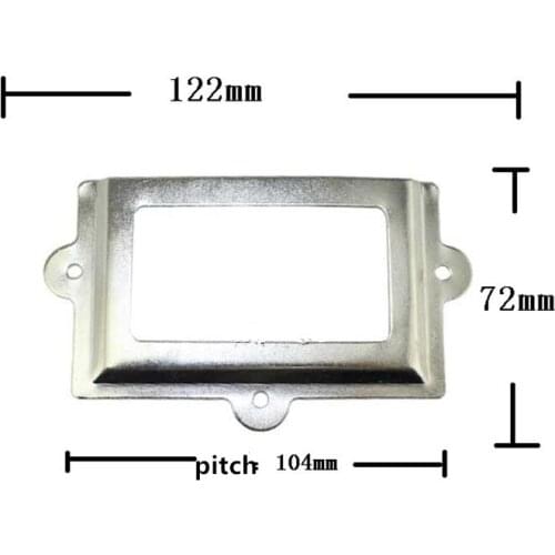 Silver Color Vintage Metal Kitchen Drawer Cabinet Door Handle Furniture Knobs Cupboard Antique Shell Pull Handles,Card Holder