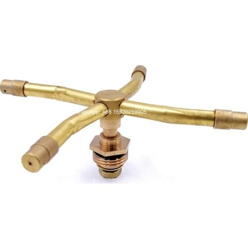 Lawn Irrigation System Yard Watering Tool 2 3 4 Arms Rotating Automatic Spray Sprinkler