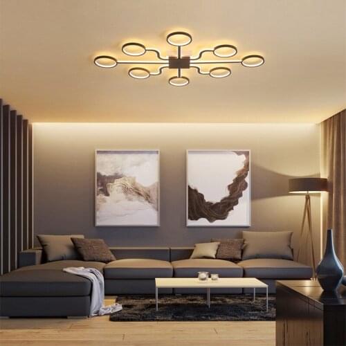 Led ceiling lamps Creative Corridor Bedroom Living Room Study Room Coffee LED Shaped Indoor Lighting RC Dimmable Pendant light