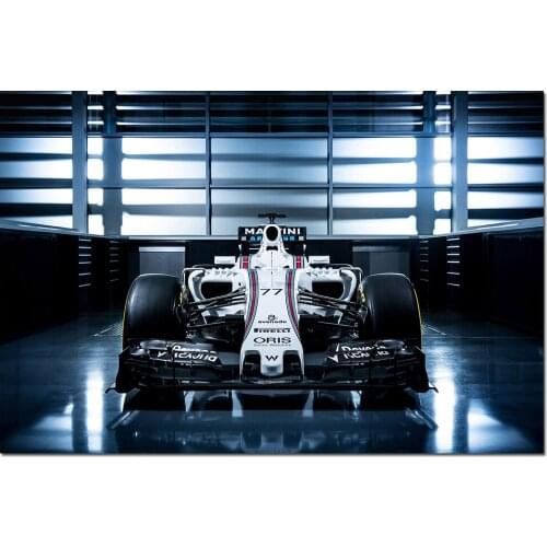 1 Piece Canvas Painting Formula1 Williams FW38 Racing Car HD Posters and Prints Wall Pictures for Living Room Decor