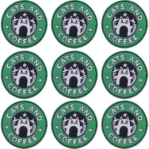 Pulaqi 10PCS Letters Patch Round shape Wholesale Patches Iron On Patches For Clothing Stripe Wholesale Dropship Custom Patch