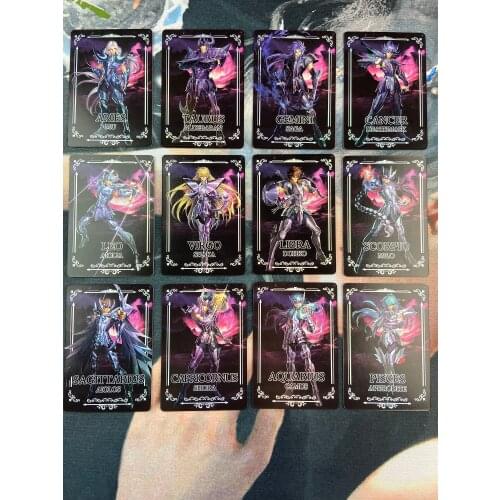 12pcs/set Saint Seiya No.9 Repaint Original Composite Craft Toys Hobbies Hobby Collectibles Game Collection Anime Cards