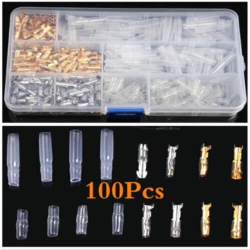 3.9mm Car Motorcycle Insulation Bullet Male&Female Wire Connector Terminals Well