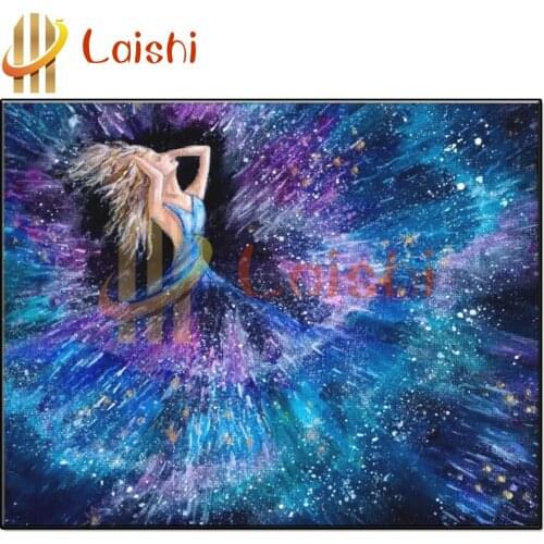 5D round square diamond embroidery Abstract dancing woman Diy full sets diamond painting mosaic pictures rhinestones icon