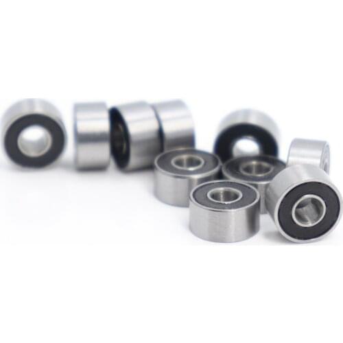 693RS Bearing ABEC-3 ( 10 PCS ) 3*8*4 mm ABEC-3 Hobby Electric RC Car Truck 693 RS 2RS Ball Bearings 693-2RS Black Sealed