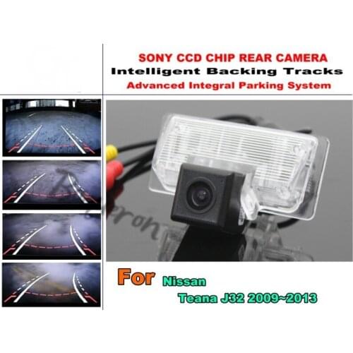 For Nissan Teana J32 2009~2016 Intelligent Car Parking Camera with Tracks Module Rear Camera CCD Night Vision